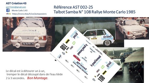 New decal talbot - 43,