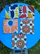 5 SERVIETTES DE TOILETTE VINTAGE ANNEES 1970