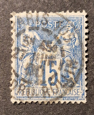 SAGE OBLITERATION PARIS 105 AV LEDRU ROLLIN / DATEUR HORAIRE