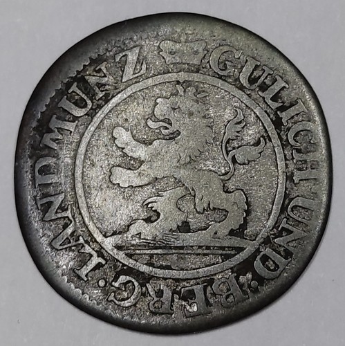 Rare billon stüber 1738 - billon,, fm