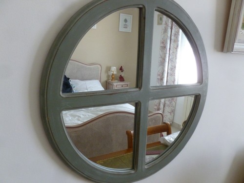 Superbe miroir decoratif - miroir, garni