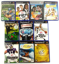 Lot de 10 jeux Playstation 2 PS2 VF  Jeux Sport Foot Volley Basket Tennis Velo