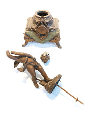 Angelo bronze signé - en,