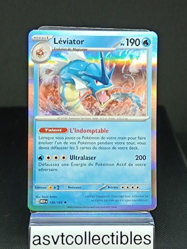 Carte pokémon leviator - carte,