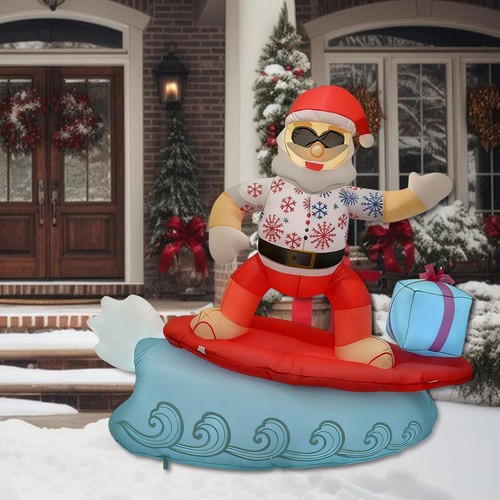 Père noël gonflable - noël,