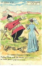 Illustrateur politique LA FLECHE N°21  LE VOYAGE EDOUARD EN ALGERIE    ( 50 e