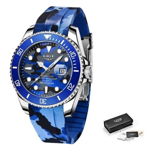 Montre lige bleu - bleu, sport