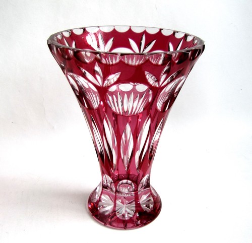 Vase rose cristal - rose, en