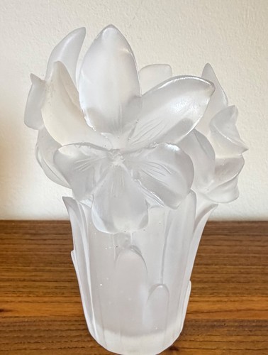 Daum small amaryllis vase - small,