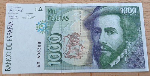 Billet 1000 pesetas espagne - de,