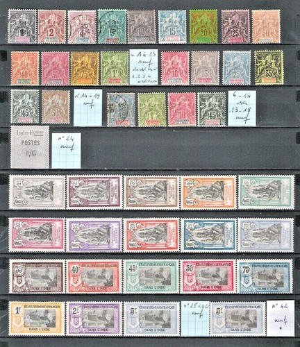 Timbres colonies françaises - timbres,