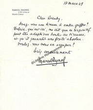 PAGNOL (Marcel) écrivain, producteur et réalisateur français (1895-1974) 