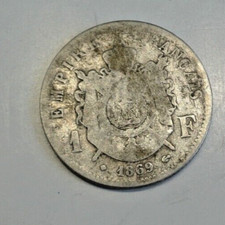 NAPOLEON III RARE 1 FRANCS