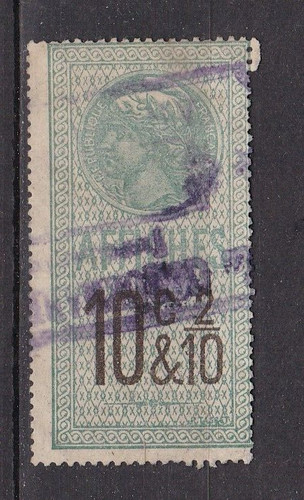 Timbre france fiscaux - france,