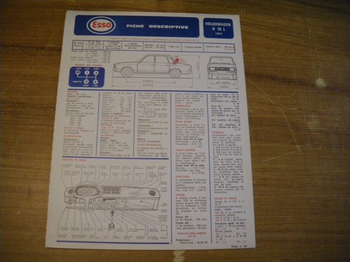 Fiche technique esso - technique,