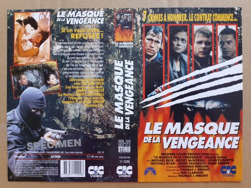 Jaquette vhs masque de la - vhs, le