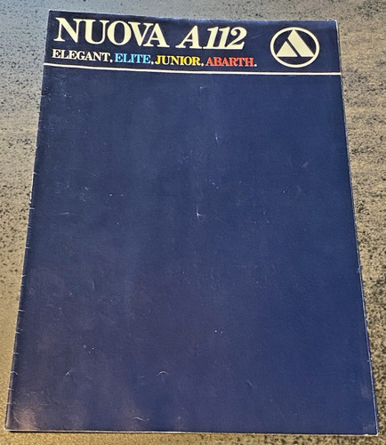 Brochure vente autobianchi - brochure,