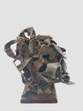 Sculpture Accumulation Métal Soudée