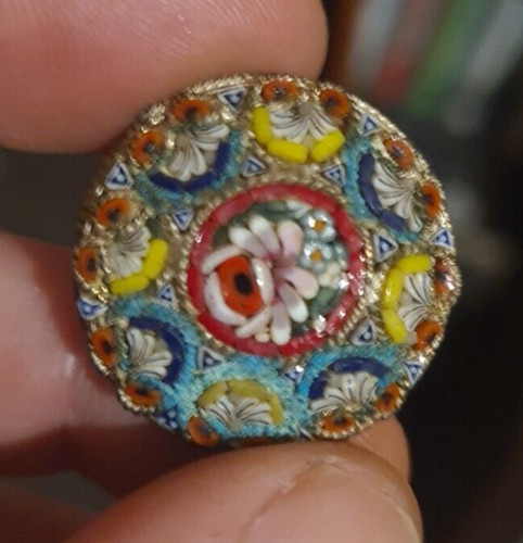 Vintage une broche polychrome - vintage,