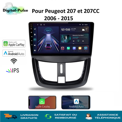 Carplay peugeot 207 2006 2015 - carplay,