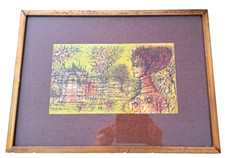 Tableau Lithographie de  Jean CARZOU (1907-2000)