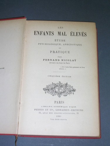 Enfance education nicolay - enfance,