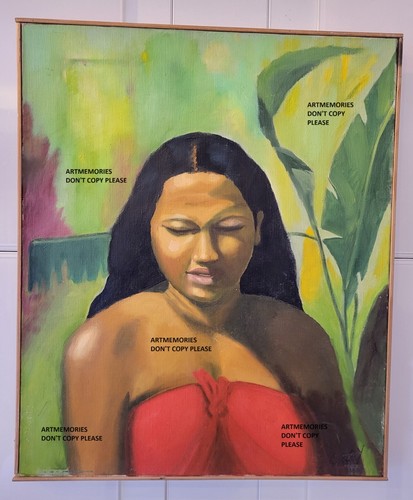 Roy femme tahitienne - femme, tahiti
