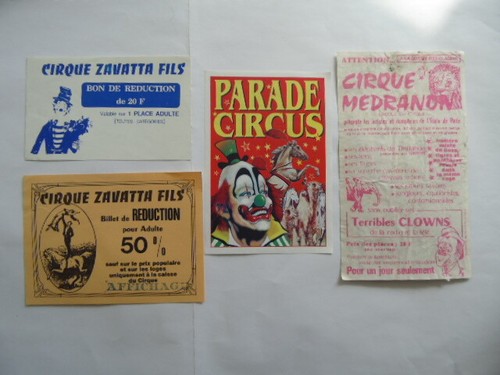 Lot documents cirque - de,