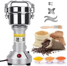 Moulin Électrique à Épices 850W – Grinder pour Herbes, Grains et Épices, Lames R