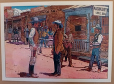 Lot de 3 cartes postales BD  "BLUEBERRY" par Gir.