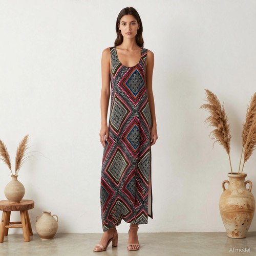 Soirée boho robe longue - soirée,