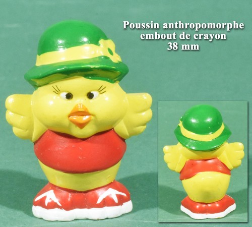 Poussin anthropomorphe embout