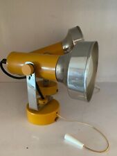 PAIRE APPLIQUE SPOT CHROME DANS LE GOUT ALAIN RICHARD VINTAGE ORANGE - SPACE AGE