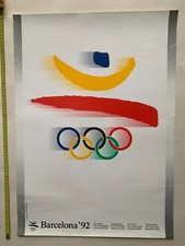 Barcelona Olympics 1992 Spain vintage poster