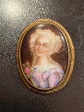 Rare Broche ancienne Limoges French Antique