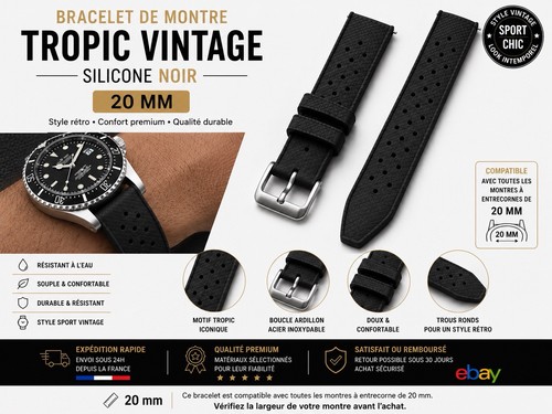 Bracelet montre silicone - ,