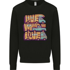 Sweat À Capuche Pour Homme Motorhome Live What You Love RV Caravan