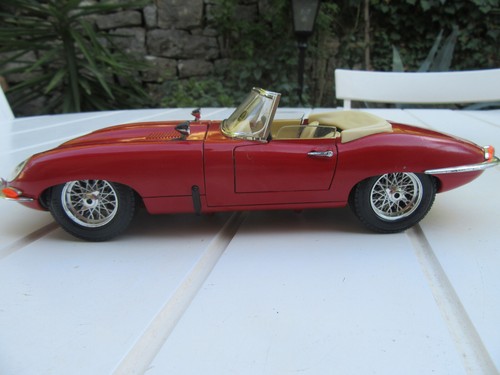Jaguar cabriolet 1961 rouge - jaguar,
