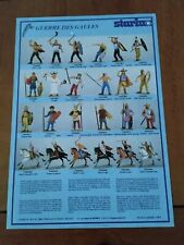 Starlux Publicité Catalogue Figurines Romain César Gaulois Gueerier Rome Antique