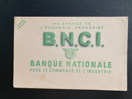 Buvard publicitaire bnci - buvard,