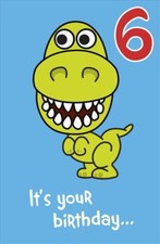Carte 6ème Anniversaire -