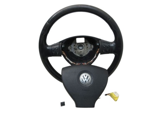 Volant cuir noir multifonction - noir,