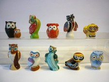 FEVE  CHOUETTE ET HIBOU COULEUR ET OR -     SERIE COMPLETE 2015