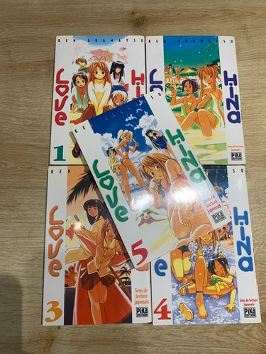 Lot manga love hina tomes - love, 1