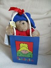 OURS PADDINGTON MINIATURE DANS SON SAC  1998