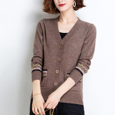 Ethnique Femme Cardigan Tricot