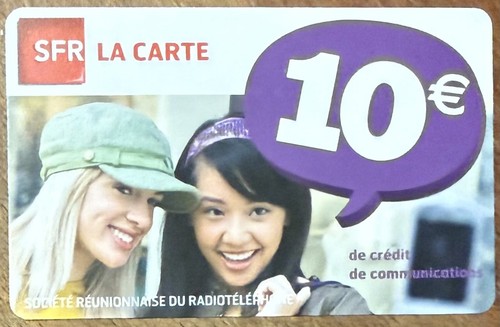 Réunion sfr carte 10 - la, 10€