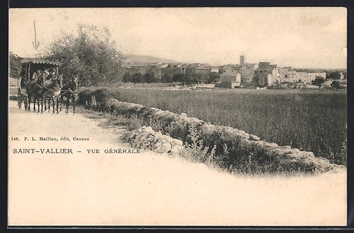 Cpa saint vallier - cpa, vue