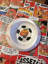 Ancien cendrier pub Football Espana 82 1982 mascotte Naranjito 