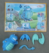 TT003 Dragon Bleu + BPZ Kinder Surprise Italie 2007/2008